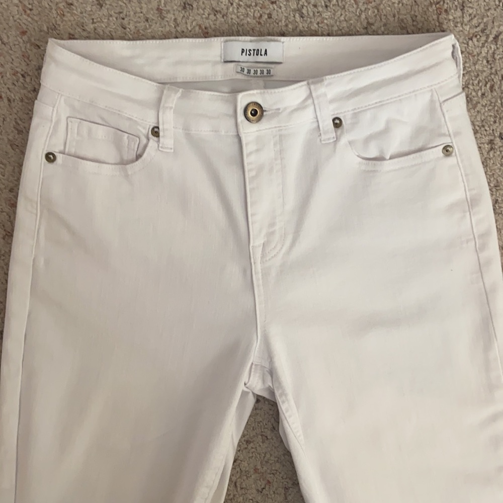 White Pistola Skinny Jeans Size 30